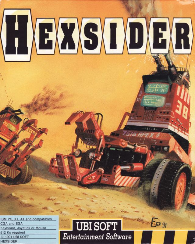 Front Cover for Hexsider (DOS)