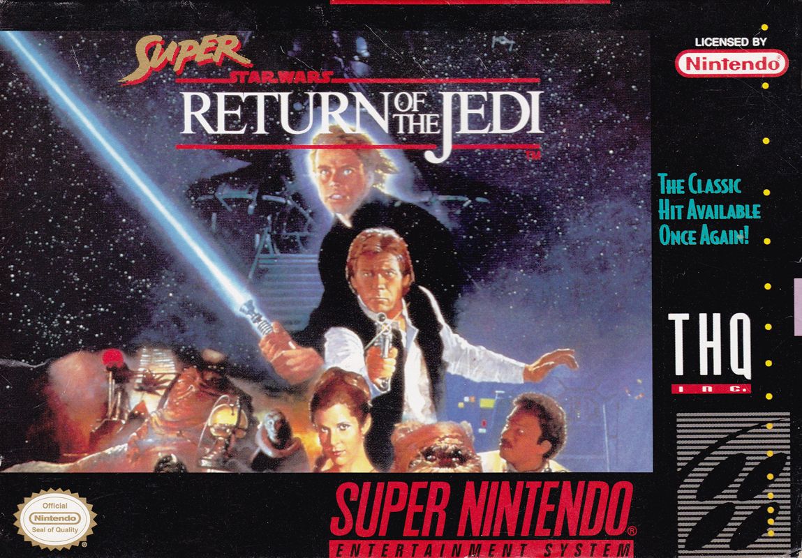 Front Cover for Super Star Wars: Return of the Jedi (SNES) (Re-release)