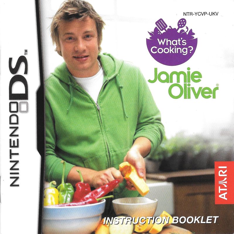 Manual for What's Cooking? Jamie Oliver (Nintendo DS): Front