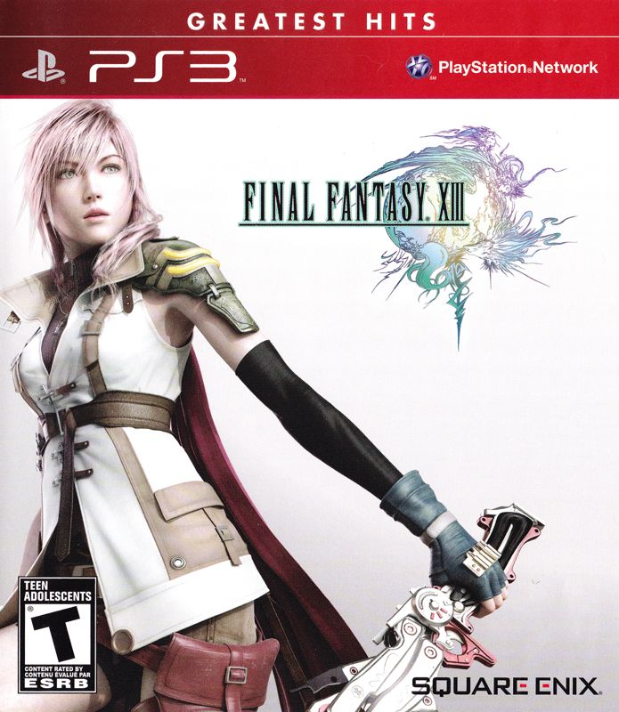 Front Cover for Final Fantasy XIII (PlayStation 3) (Greatest Hits release)