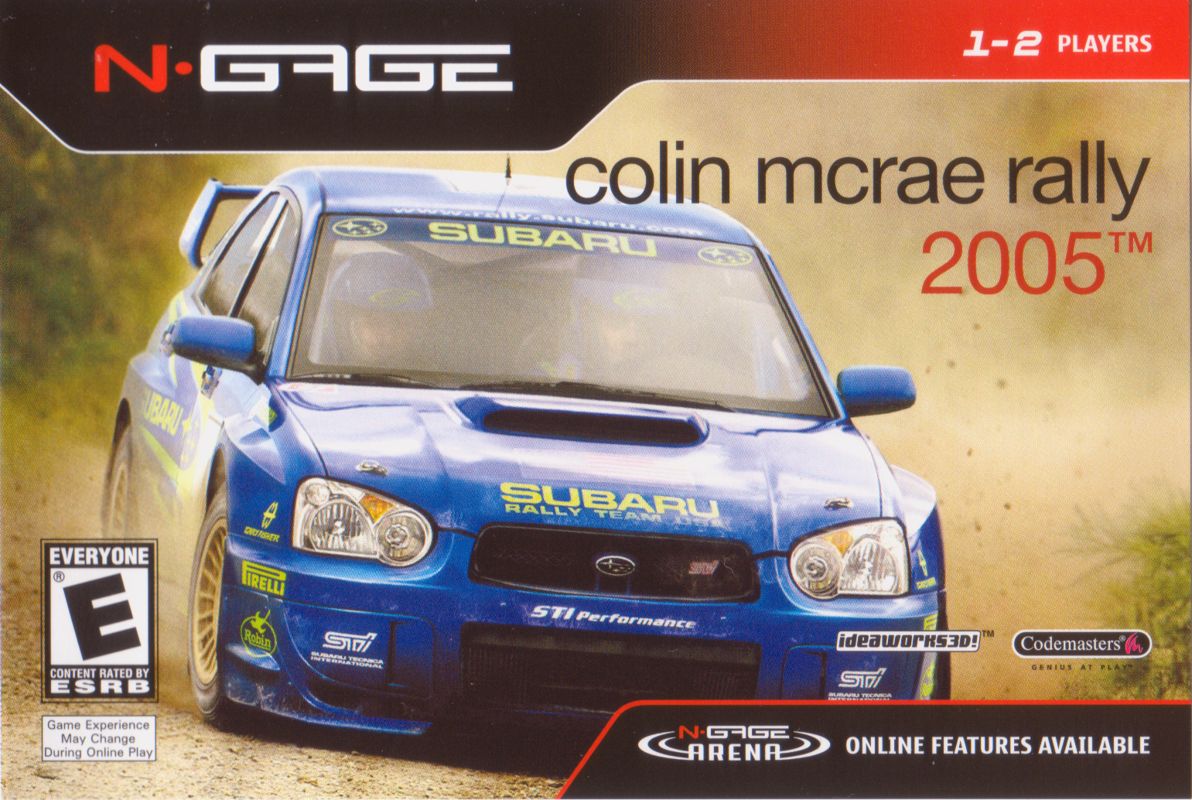 Front Cover for Colin McRae Rally 2005 (N-Gage)