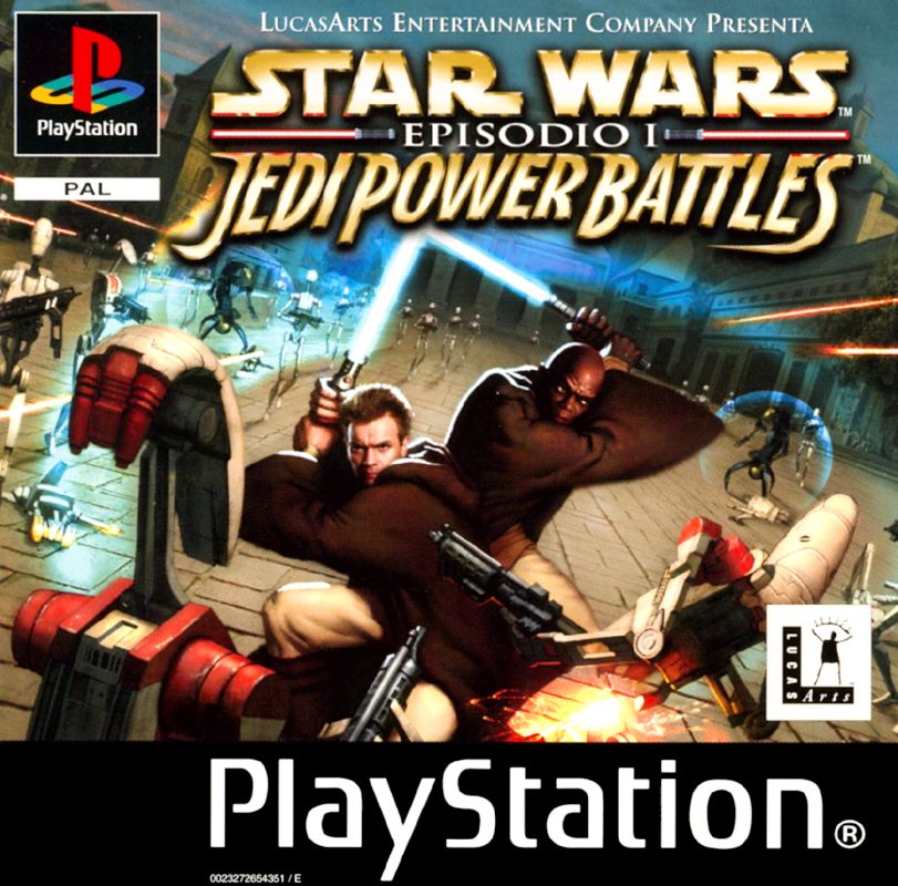 Front Cover for Star Wars: Episode I - Jedi Power Battles (PlayStation)