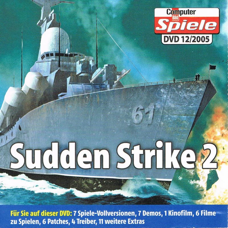Front Cover for Sudden Strike II (Windows) (Computer Bild Spiele 12/2005 covermount)