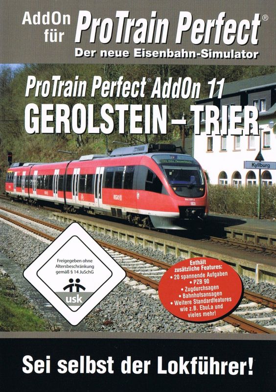 Front Cover for ProTrain Perfect AddOn 11: Gerolstein - Trier (Windows)