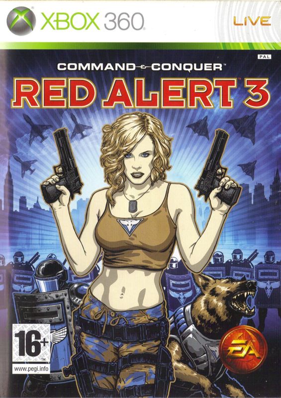 Front Cover for Command & Conquer: Red Alert 3 (Xbox 360): Reverse