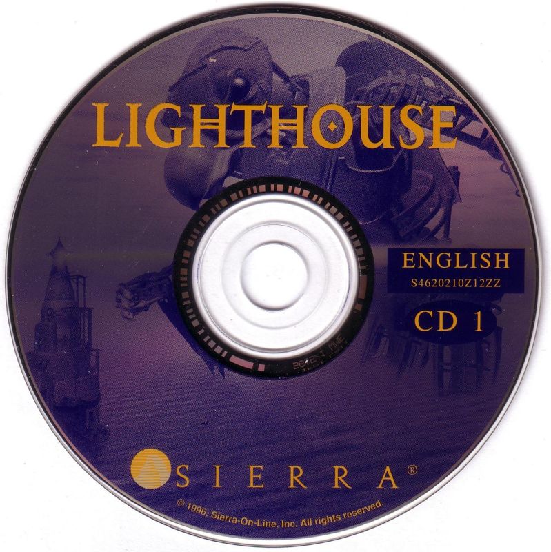 Media for Lighthouse: The Dark Being (DOS and Windows and Windows 3.x) (SierraOriginals release): Disc 1