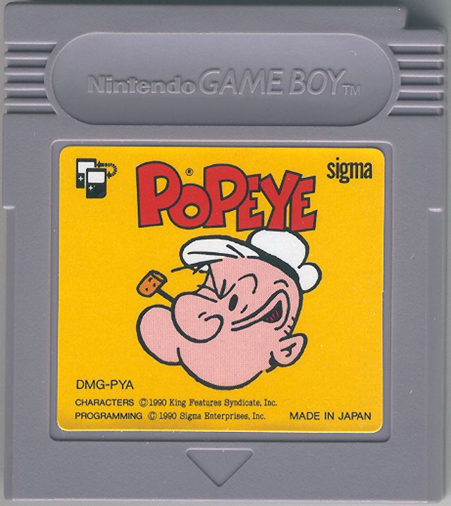Popeye cover or packaging material - MobyGames
