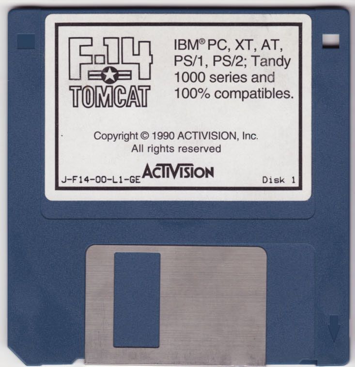 Media for F-14 Tomcat (DOS) (3.5" release): Disk 1/2