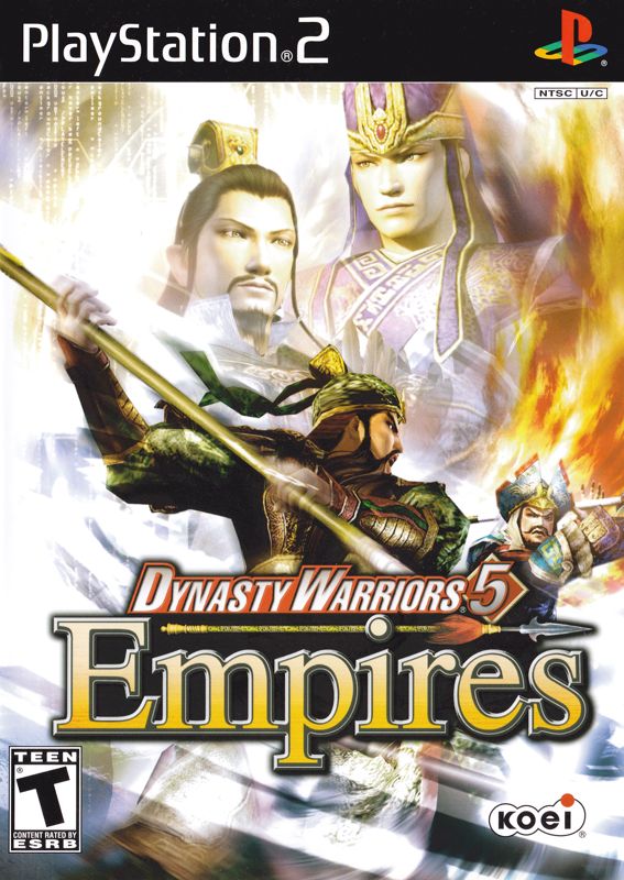 Front Cover for Dynasty Warriors 5: Empires (PlayStation 2)