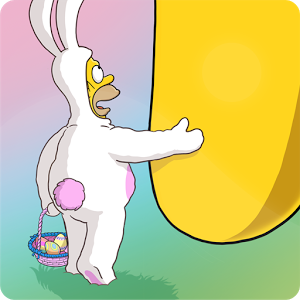 Front Cover for The Simpsons: Tapped Out (Android) (Google Play release): Easter 2014