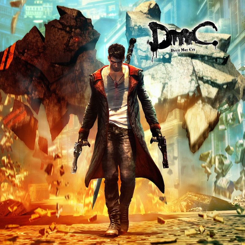 Front Cover for DmC: Devil May Cry (PlayStation 3) (PSN release)