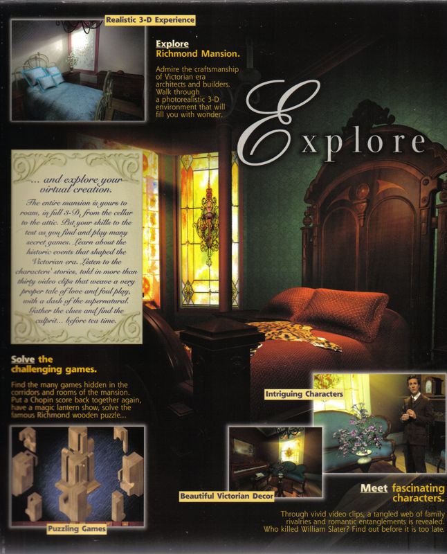Inside Cover for Puzz 3D: Victorian Mansion (Macintosh and Windows): Right