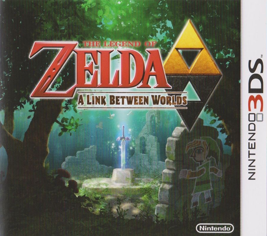 Inside Cover for The Legend of Zelda: A Link Between Worlds (Nintendo 3DS): Alternate Front