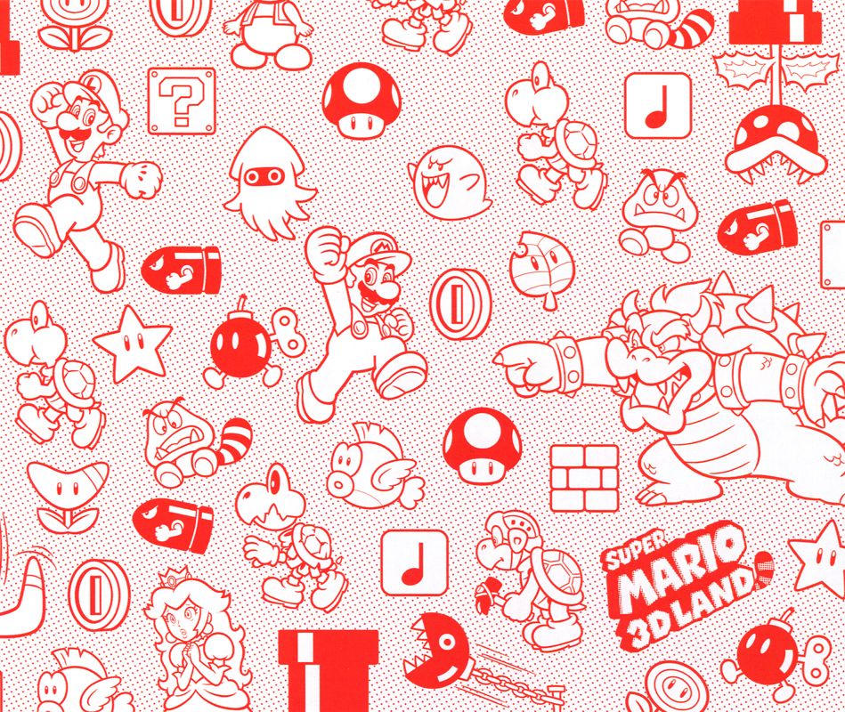 Inside Cover for Super Mario 3D Land (Nintendo 3DS): Right side