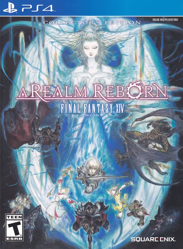 Front Cover for Final Fantasy XIV Online: A Realm Reborn (Collector's Edition) (PlayStation 4)