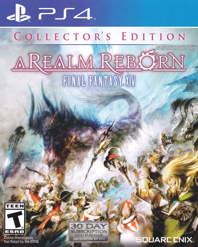 Other for Final Fantasy XIV Online: A Realm Reborn (Collector's Edition) (PlayStation 4): Keep Case - Front