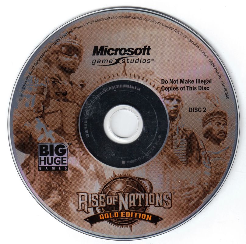 Media for Rise of Nations: Gold Edition (Windows): Disc 2