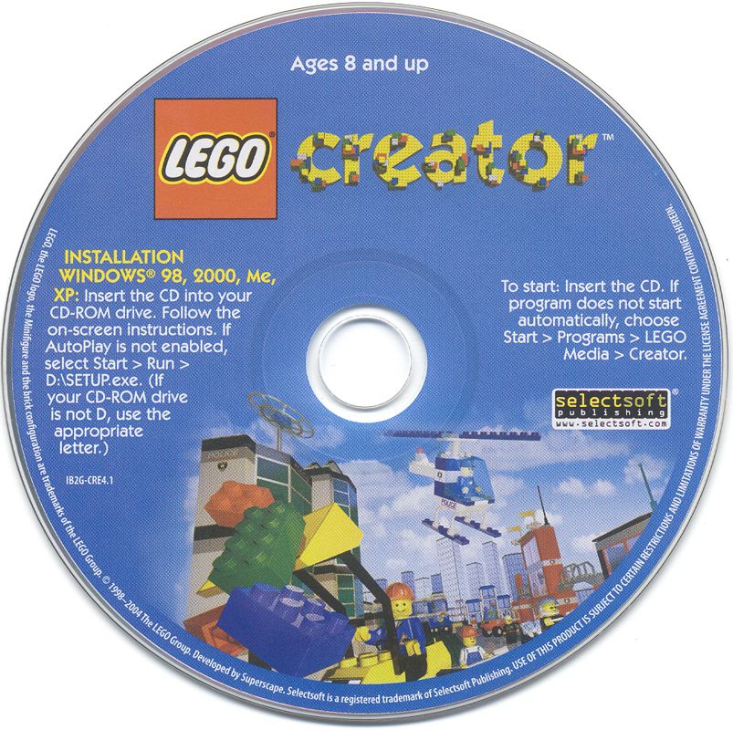Media for LEGO Creator (Windows) (SelectSoft release)