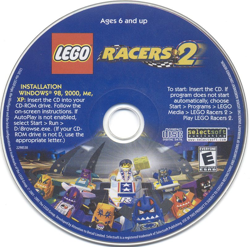 Media for LEGO Racers 2 (Windows)