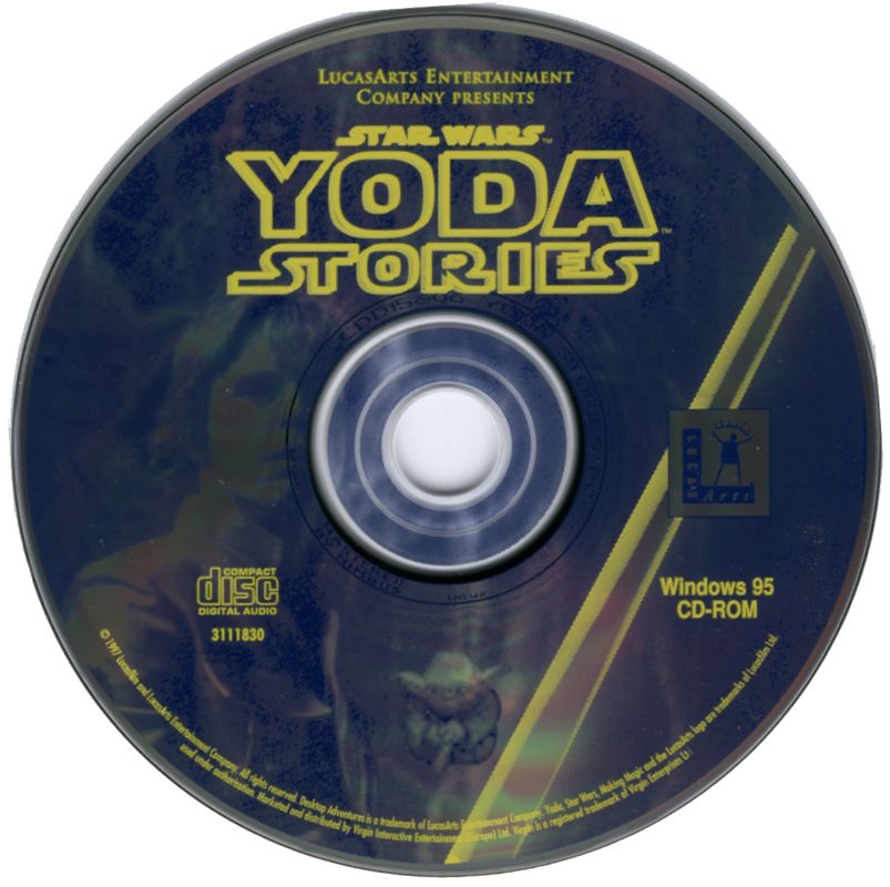 Media for Star Wars: Yoda Stories (Windows)