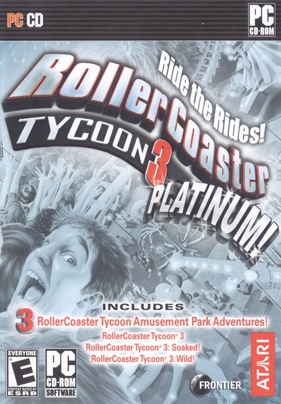 Front Cover for RollerCoaster Tycoon 3: Platinum! (Windows)