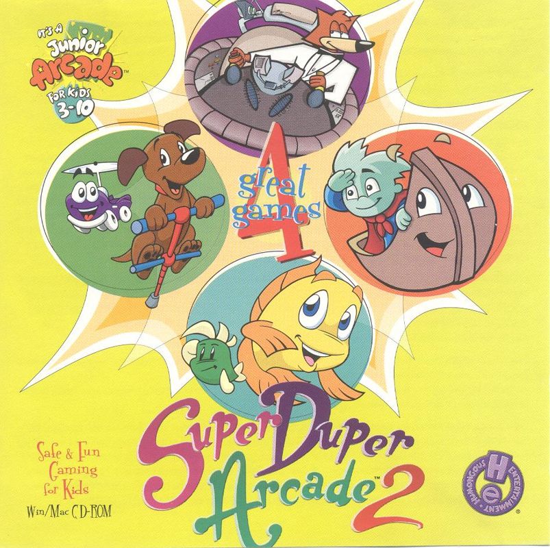 Other for Super Duper Arcade 2 (Macintosh and Windows and Windows 3.x): Jewel Case - Front