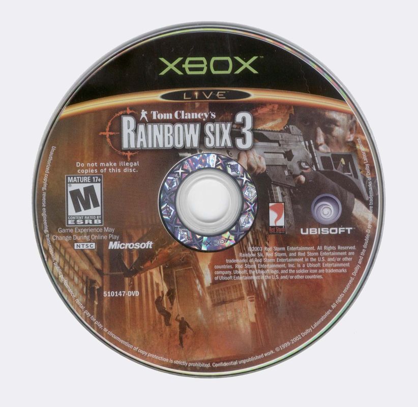 Media for Tom Clancy's Rainbow Six 3 (Xbox)