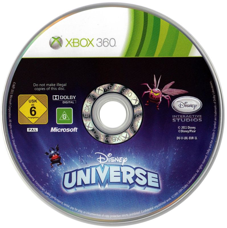 Media for Disney Universe (Xbox 360)