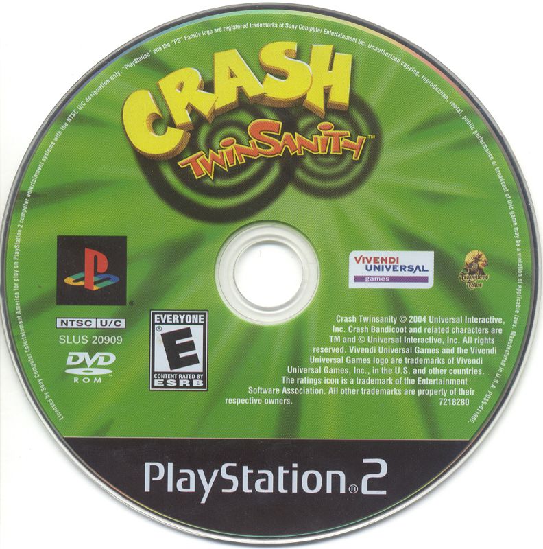 Media for Crash Twinsanity (PlayStation 2)