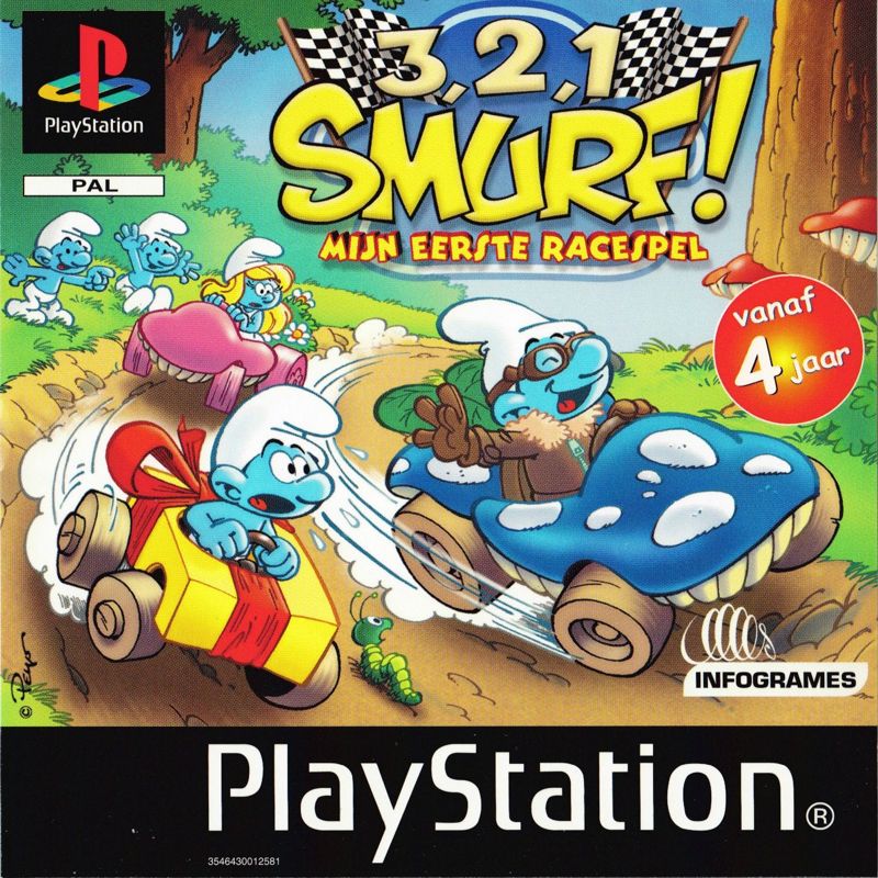Front Cover for Smurf Racer (PlayStation)