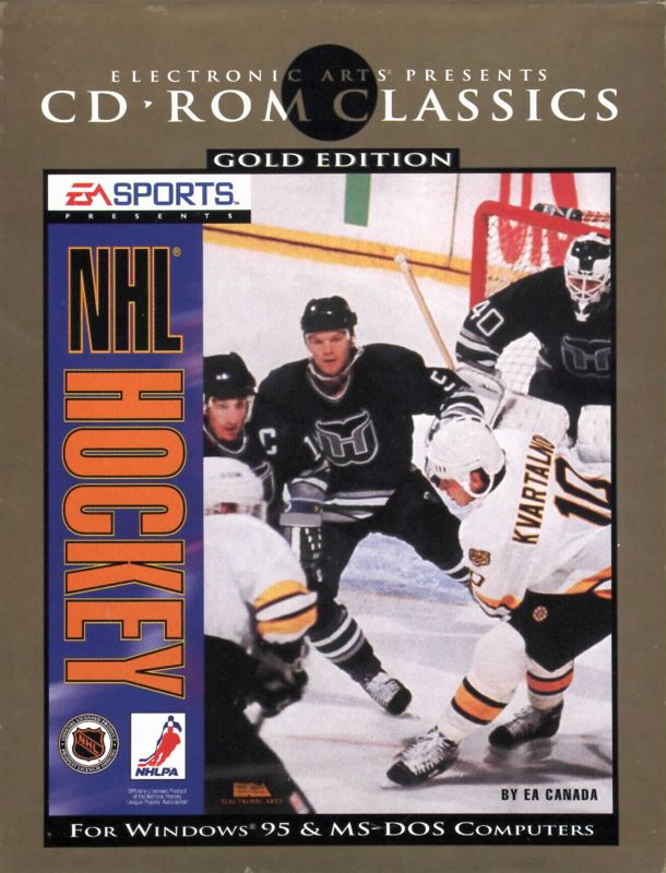 Front Cover for NHL Hockey (DOS) (CD ROM Classics Gold Edition)