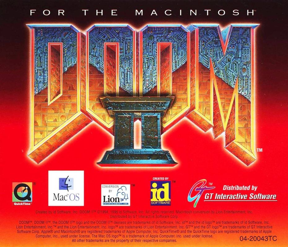 Other for Doom II (Macintosh): Jewel Case Back
