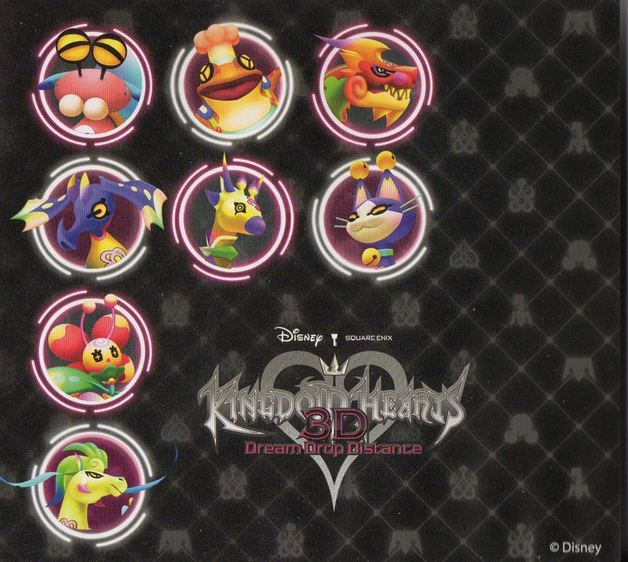 Inside Cover for Kingdom Hearts 3D: Dream Drop Distance (Nintendo 3DS): Right Inlay