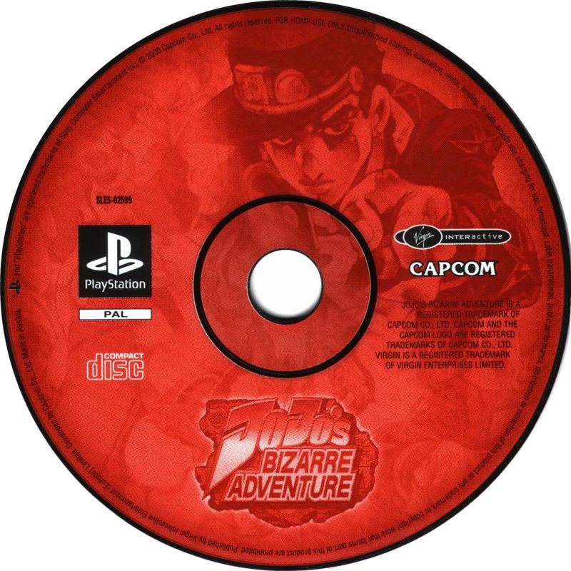 Media for JoJo's Bizarre Adventure (PlayStation)
