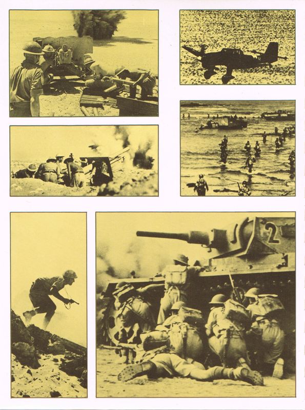 Inside Cover for Rommel: Battles for North Africa (DOS) (5.25" Disk release): Left Flap