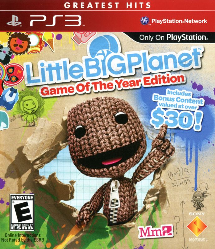Other for LittleBigPlanet: Game of the Year Edition (PlayStation 3) (Bundled w/ 250GB slim PS3 console): Keep Case - Front