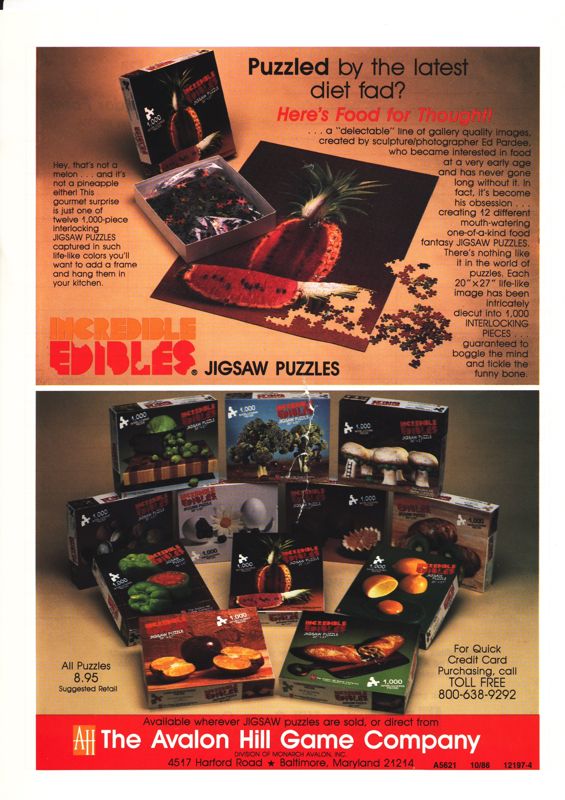 Advertisement for Panzer-Jagd (Commodore 64): Puzzles - Front