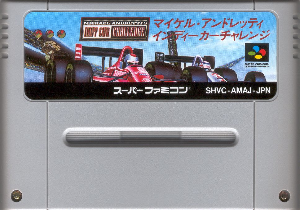 Media for Michael Andretti's Indy Car Challenge (SNES)