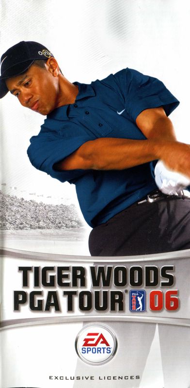 Manual for Tiger Woods PGA Tour 06 (PSP): Front