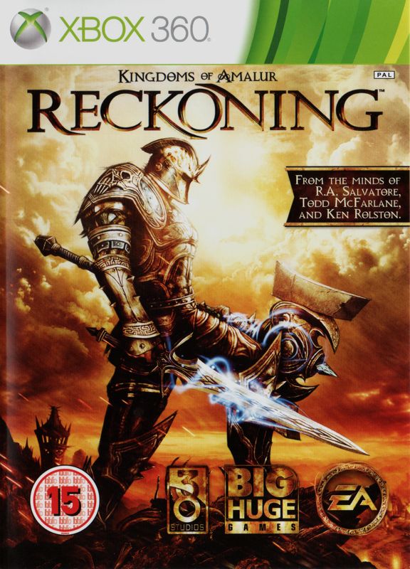 Front Cover for Kingdoms of Amalur: Reckoning (Xbox 360)