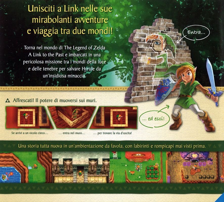 Inside Cover for The Legend of Zelda: A Link Between Worlds (Nintendo 3DS): Alternate Back