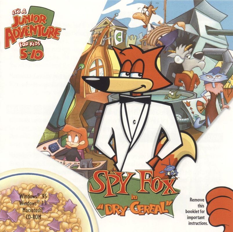 Other for Spy Fox in "Dry Cereal" (Macintosh and Windows and Windows 3.x): Jewel Case - front