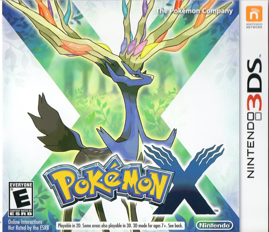 Pokémon X Cover Or Packaging Material Mobygames