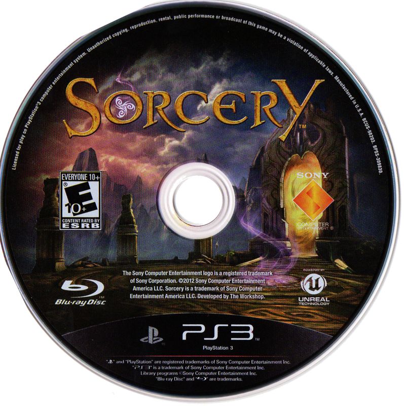 Media for Sorcery (PlayStation 3)