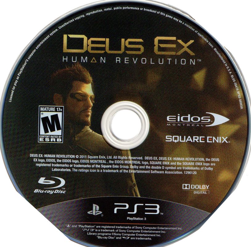 Deus Ex Human Revolution Cover Or Packaging Material Mobygames