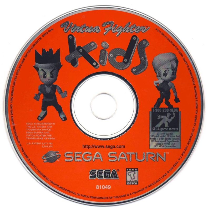 Media for Virtua Fighter: Kids (SEGA Saturn)