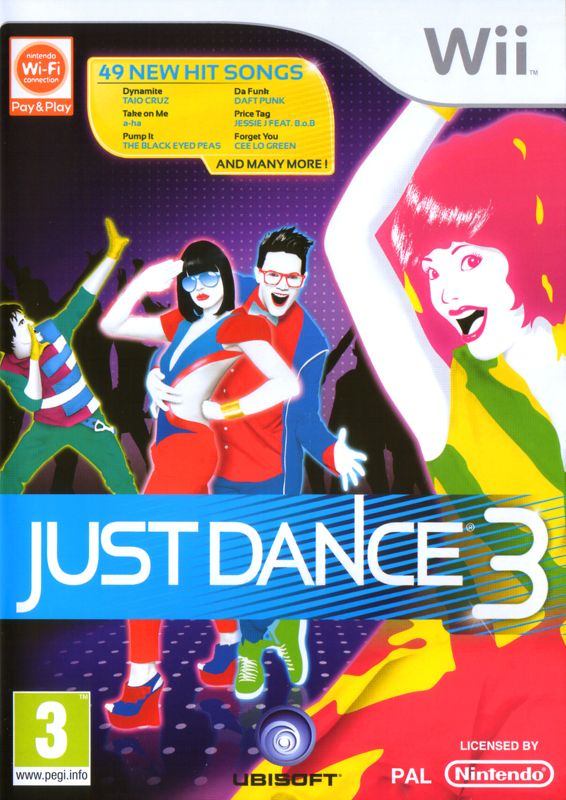 Front Cover for Just Dance 3 (Wii)