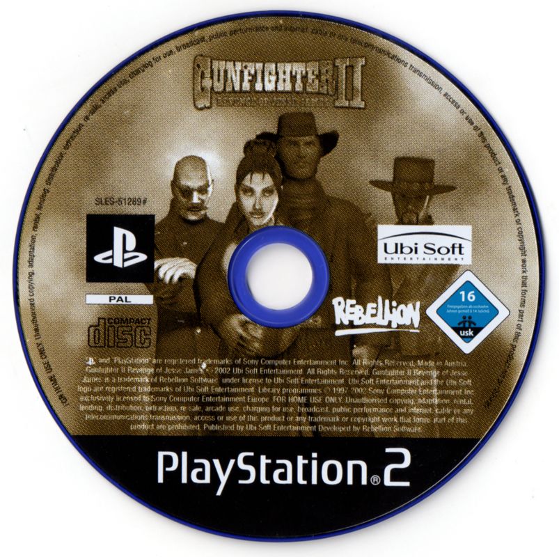 Media for Gunfighter II: Revenge of Jesse James (PlayStation 2)