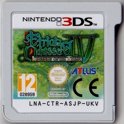 Etrian Odyssey IV: Legends of the Titan cover or packaging material ...