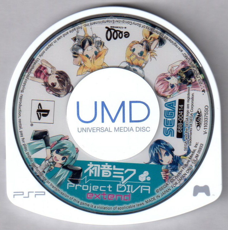 Media for Hatsune Miku: Project DIVA Extend (PSP)